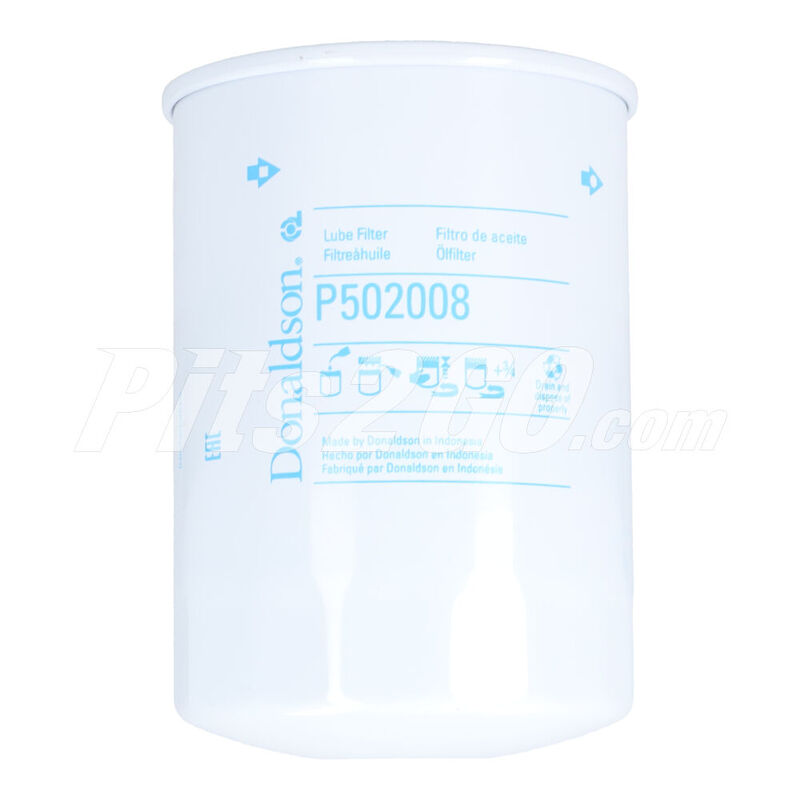Filtro de aceite, para Tractocami&oacute;n, Marca del producto: Donaldson, compatible con: Gen&eacute;rico,n&uacute;mero de parte:,DNP502008 image number null