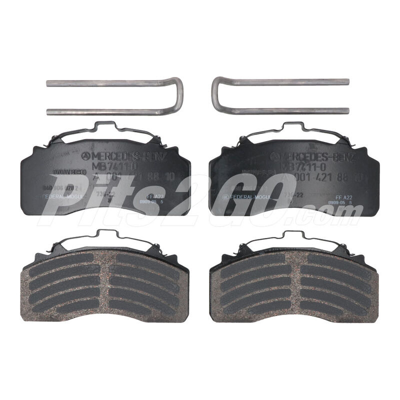 Pastilla freno de disco, para Vanes, Marca del producto: Mercedes-Benz, compatible con: Sprinter,número de parte: A9604200420 image number null