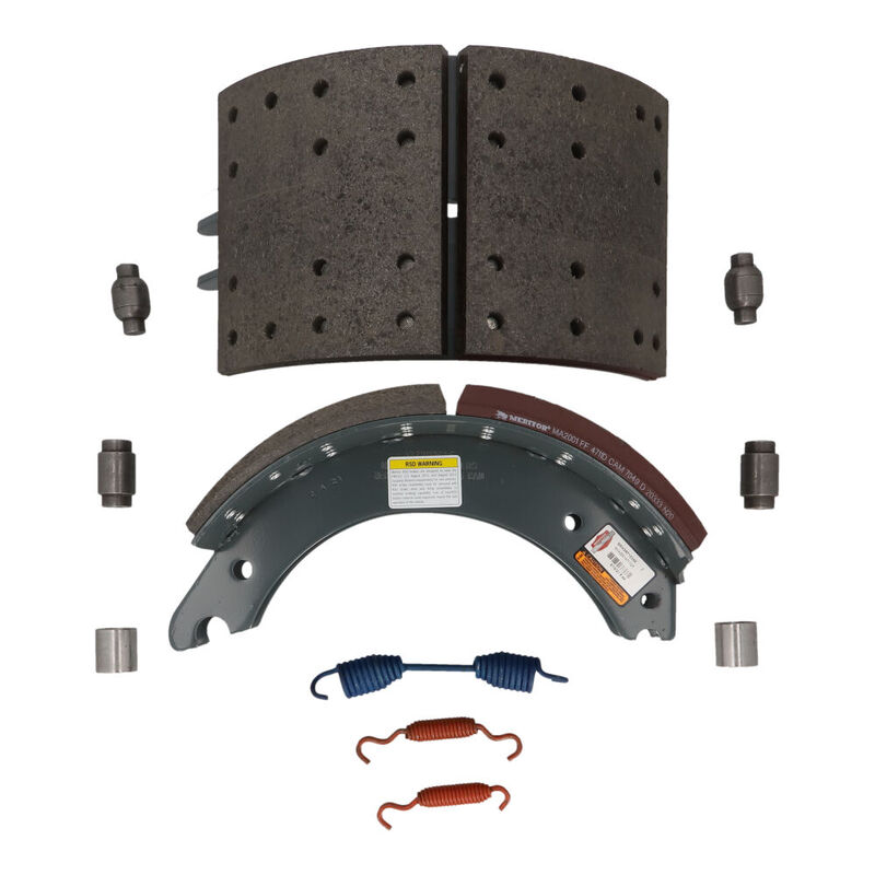Kit balatas y herrajes trasero, para Tractocami&oacute;n, Marca del producto: Meritor, compatible con: Columbia,n&uacute;mero de parte: TDAKSMA20014711QP image number null