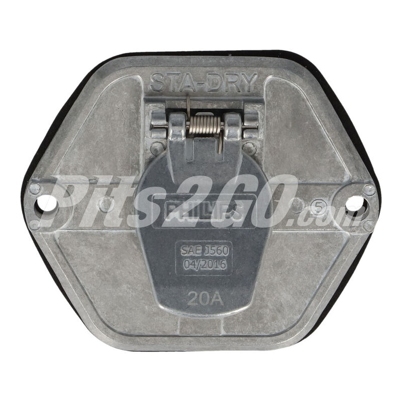 Conector hembra 7 v&iacute;as con t&eacute;rmicos para Tractocami&oacute;n, Marca Philips, compatible con Gen&eacute;rico image number null