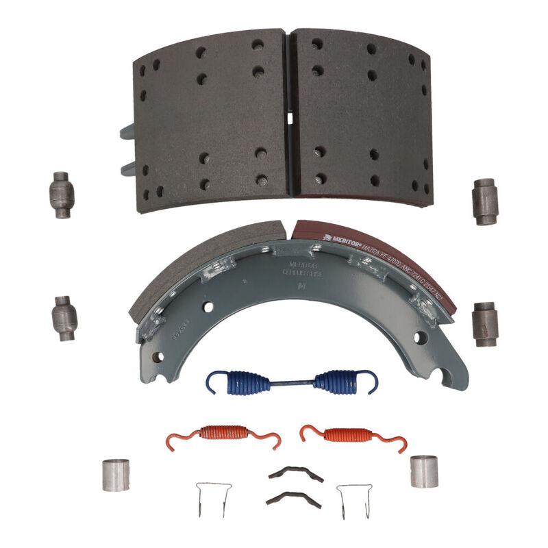 Kit balatas y herrajes trasero para Tractocami&oacute;n, Marca Meritor, compatible con Cascadia image number null