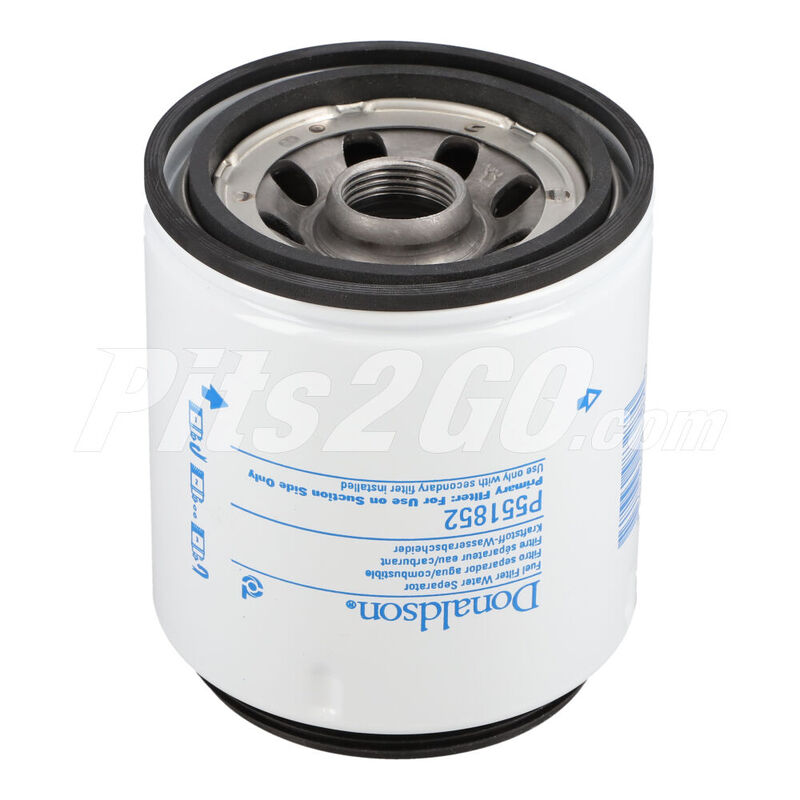 Filtro met&aacute;lico con ligas sin tapa de purga para Tractocami&oacute;n, Marca Donaldson, compatible con Gen&eacute;rico image number null