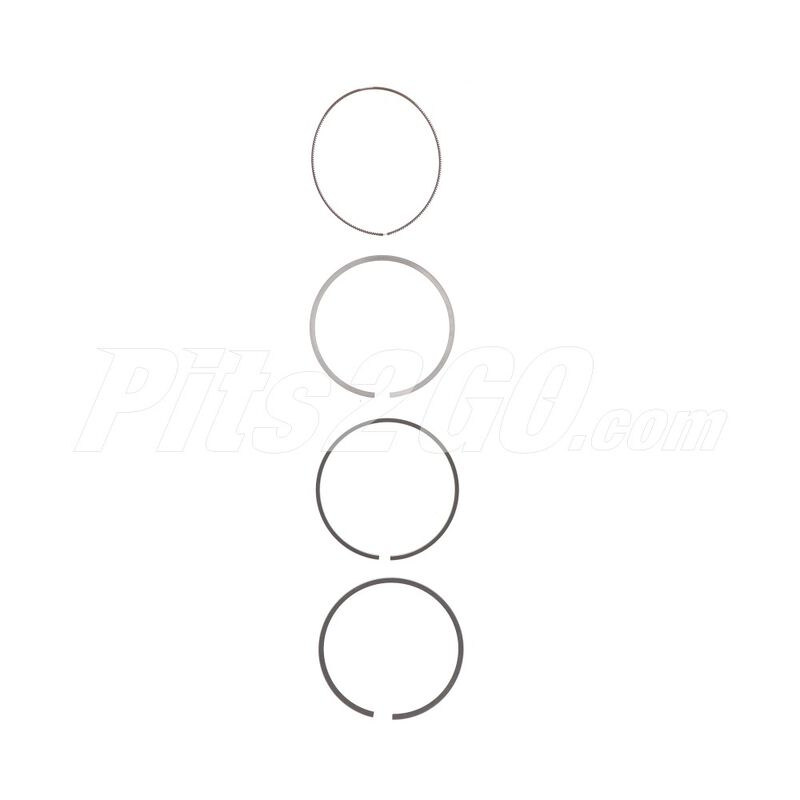 Juego de anillos pistón para Tractocamión, Marca Detroit Diésel, compatible con Serie 60 image number null