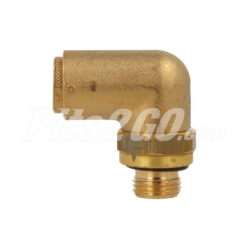 Niple angular tubo 1 2, m16x1.5 rosca para Tractocami&oacute;n, Marca Volvo, compatible con FH image number null