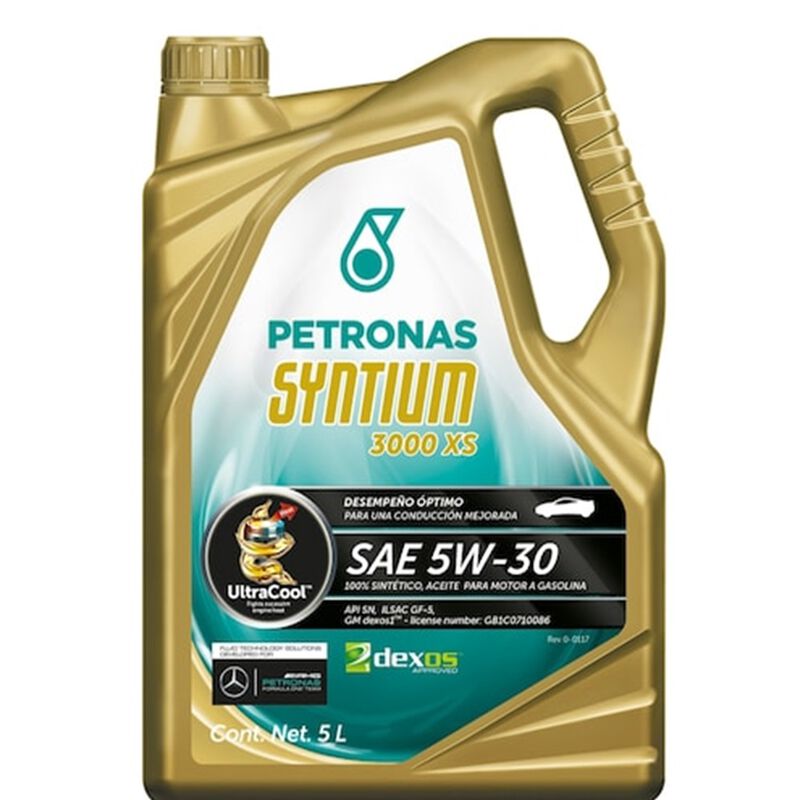 Aceite Syntium 3000 XS SAE 5W-30, garrafa 5 litros image number null