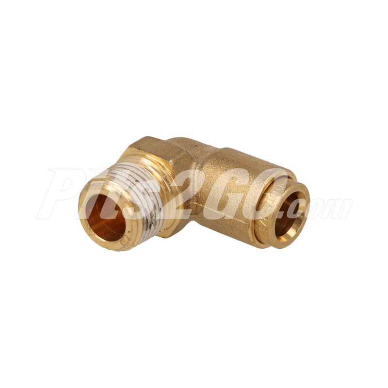 Conexión  codo 3/8 pulgadas x 3/8 pulgada para Tractocamión, Marca Volvo, compatible con FH image number null