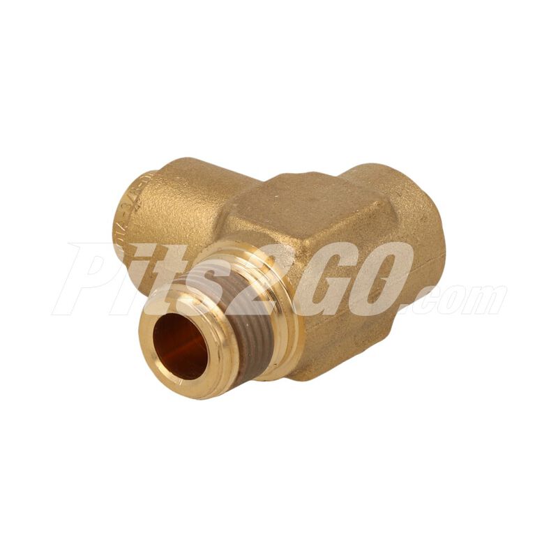 Conexi&oacute;n T 3/8 npt x 1/4 x 3/8 para Tractocami&oacute;n, Marca Volvo, compatible con FH image number null