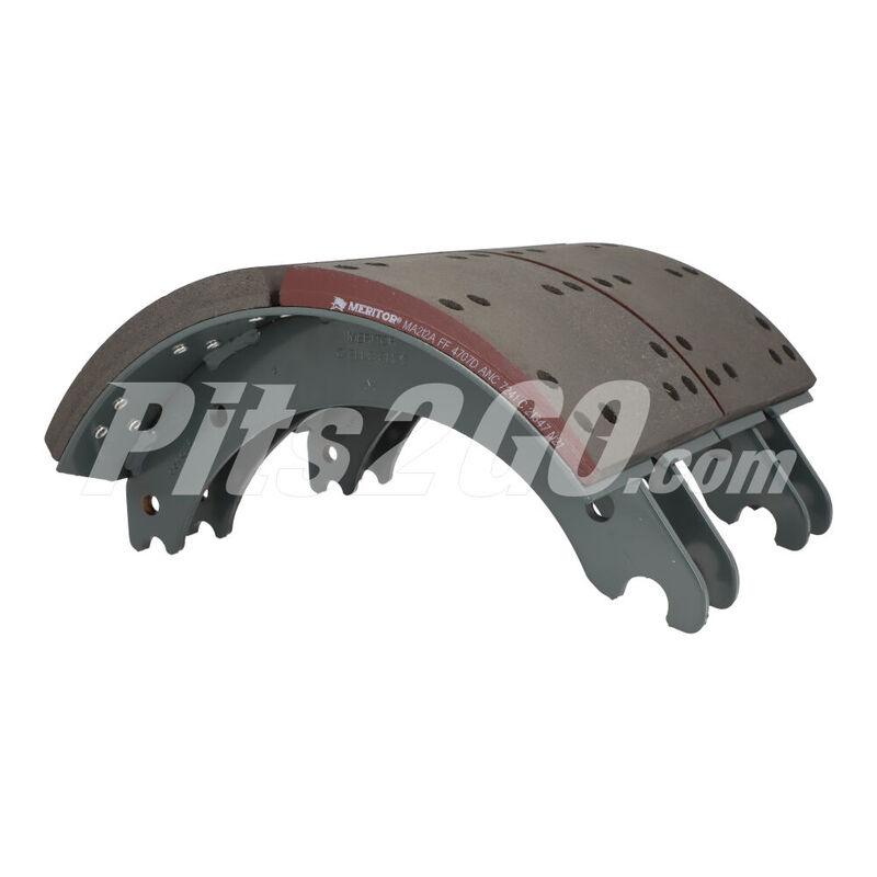 Kit balatas y herrajes trasero para Tractocami&oacute;n, Marca Meritor, compatible con Cascadia image number null