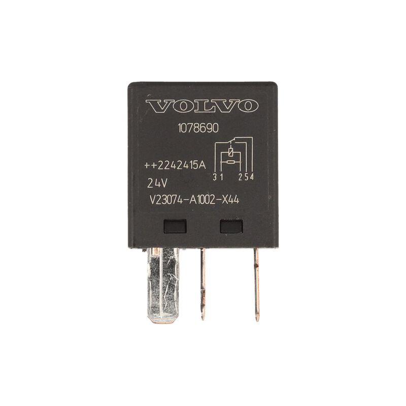 Relevador  24 volts 5 patas para Tractocami&oacute;n, Marca Volvo, compatible con FH,FL,FM image number null