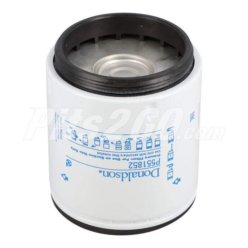 Filtro met&aacute;lico con ligas sin tapa de purga para Tractocami&oacute;n, Marca Donaldson, compatible con Gen&eacute;rico image number null