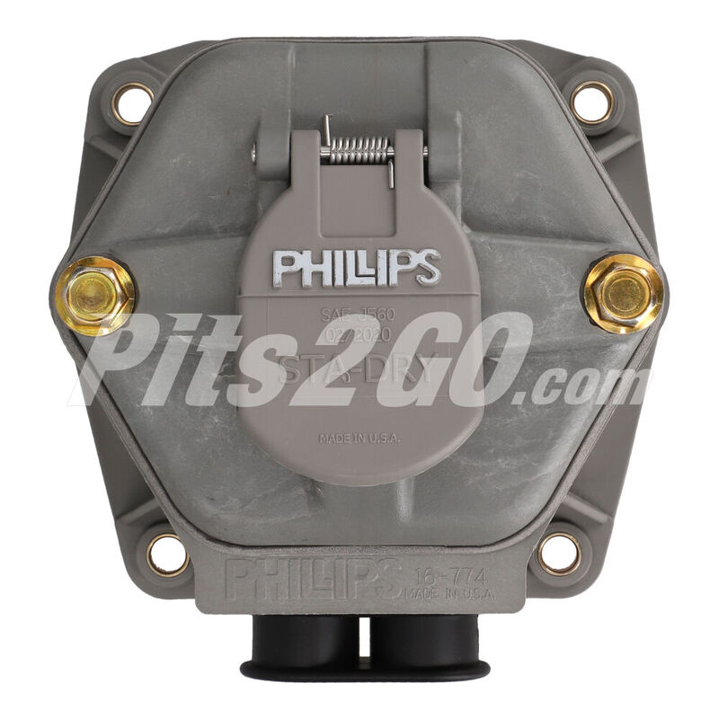 Caja de voltaje de 7 v&iacute;as para Remolque, Marca Philips, compatible con Gen&eacute;rico image number null