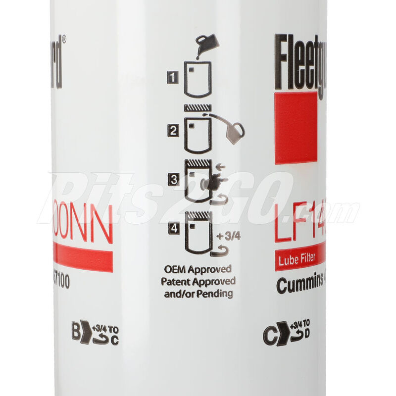 Filtro de aceite, para Tractocamión, Marca del producto: Fleetguard, compatible con: Genérico,número de parte:,FGLF14000NN image number null