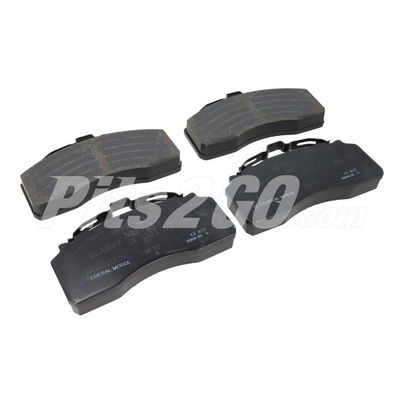 Pastilla freno de disco, para Vanes, Marca del producto: Mercedes-Benz, compatible con: Sprinter,número de parte: A9604200420 image number null