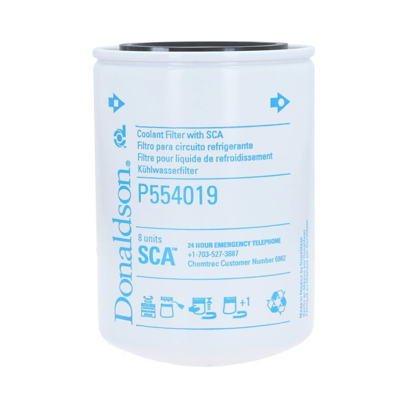Filtro para refrigerante, anticongelante o agua tipo sellado, para Tractocami&oacute;n, Marca del producto: Donaldson, compatible con: Gen&eacute;rico,n&uacute;mero de parte:,DNP554019 image number null