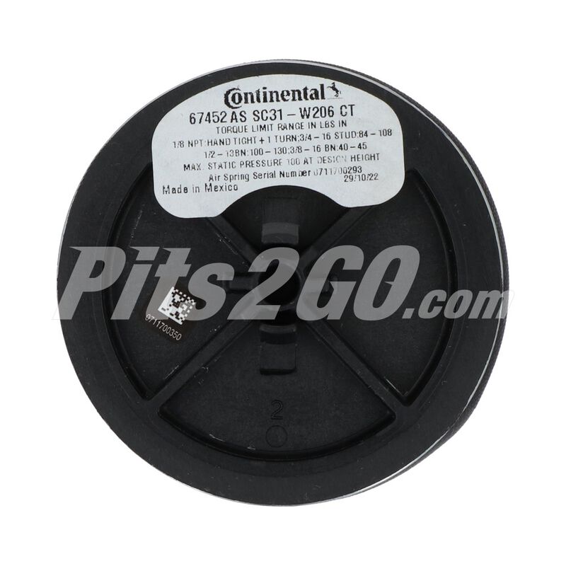 Bolsa de aire para Tractocamión, Marca Contitech, compatible con Genérico image number null