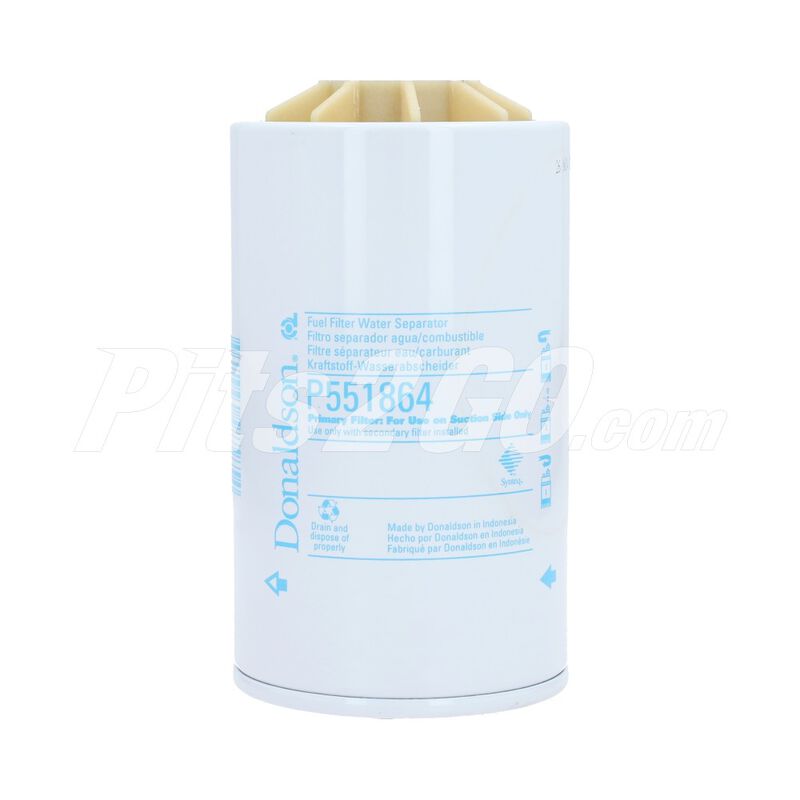 Filtro combustible separador de agua enroscable para Tractocami&oacute;n, Marca Donaldson, compatible con Gen&eacute;rico image number null