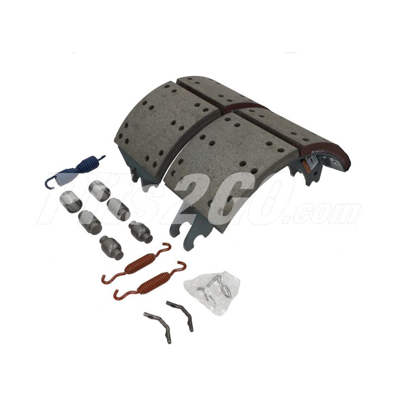Kit de balatas traseras con herrajes, para Tractocami&oacute;n, Marca del producto: Freightliner, compatible con: Gen&eacute;rico,n&uacute;mero de parte: TDAKSMA23014707QP image number null