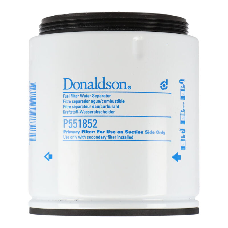 Filtro met&aacute;lico con ligas sin tapa de purga para Tractocami&oacute;n, Marca Donaldson, compatible con Gen&eacute;rico image number null