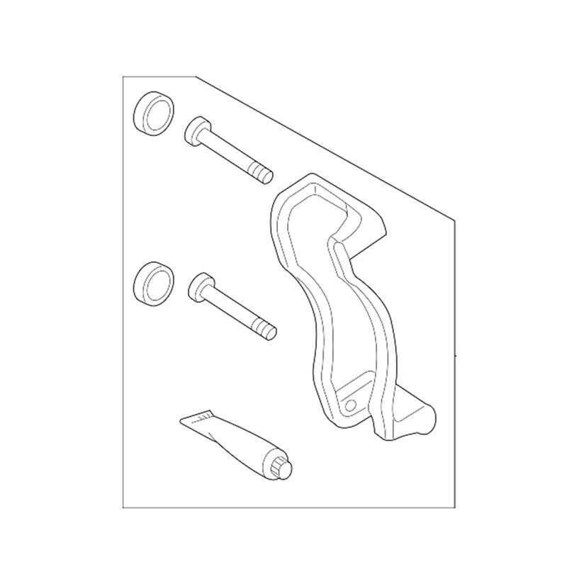 Portafrenos delantero derecho para Vanes, Marca Mercedes Benz, compatible con Sprinter image number null