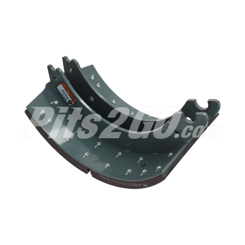 Ensamble zapata y balata trasera para Tractocamión, Marca Meritor, compatible con Columbia image number null