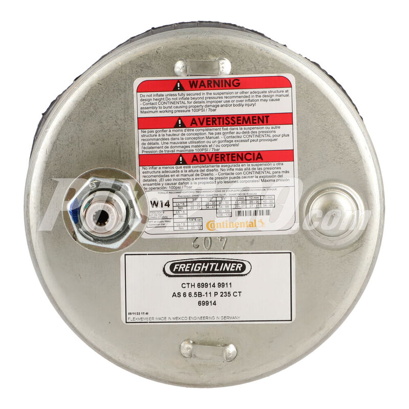 Bolsa de suspensi&oacute;n delantera para Tractocami&oacute;n, Marca Contitech, compatible con Gen&eacute;rico image number null