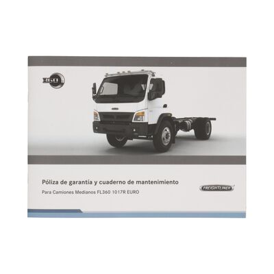 P&oacute;liza de garant&iacute;a mod 101 para Cami&oacute;n, Marca Freightliner, compatible con FL360