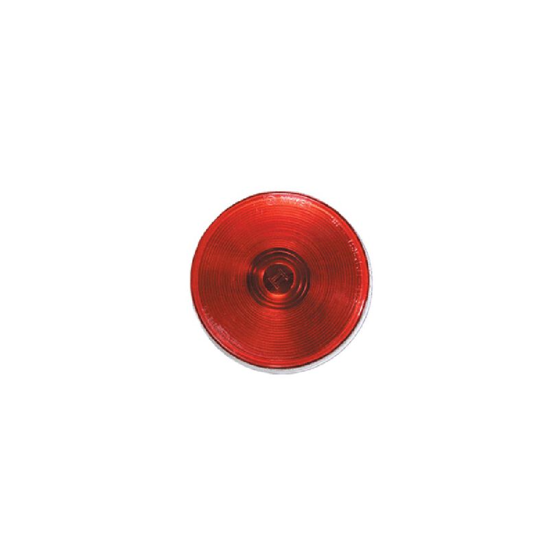 Lampara stt roja 4" redonda, incandescente, hembra pl-3 para Remolques, Marca Great Dane, compatible con Cajas image number null