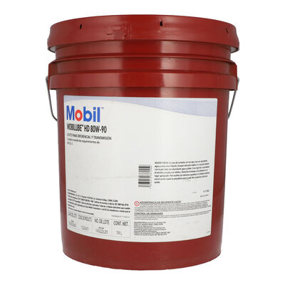Aceite SAE 80W90 Cubeta 19 litros, para Tractocami&oacute;n, Marca del producto: Mobil Delvac, compatible con: Cascadia,N&uacute;mero de parte: MBL122631