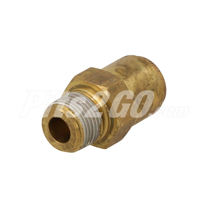 Conexi&oacute;n recta 3/8 npt x 1/2 pulgada para Tractocami&oacute;n, Marca Volvo, compatible con FH image number null