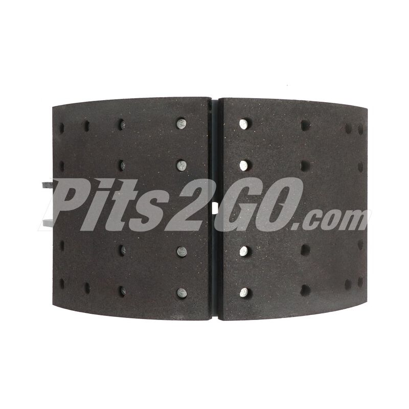 Ensamble zapata y balata trasera para Tractocamión, Marca Meritor, compatible con Columbia image number null