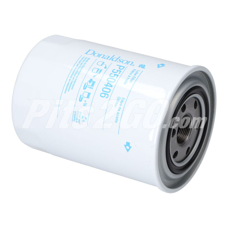 Filtro atornillable de metal para Tractocami&oacute;n, Marca Donaldson, compatible con Gen&eacute;rico image number null