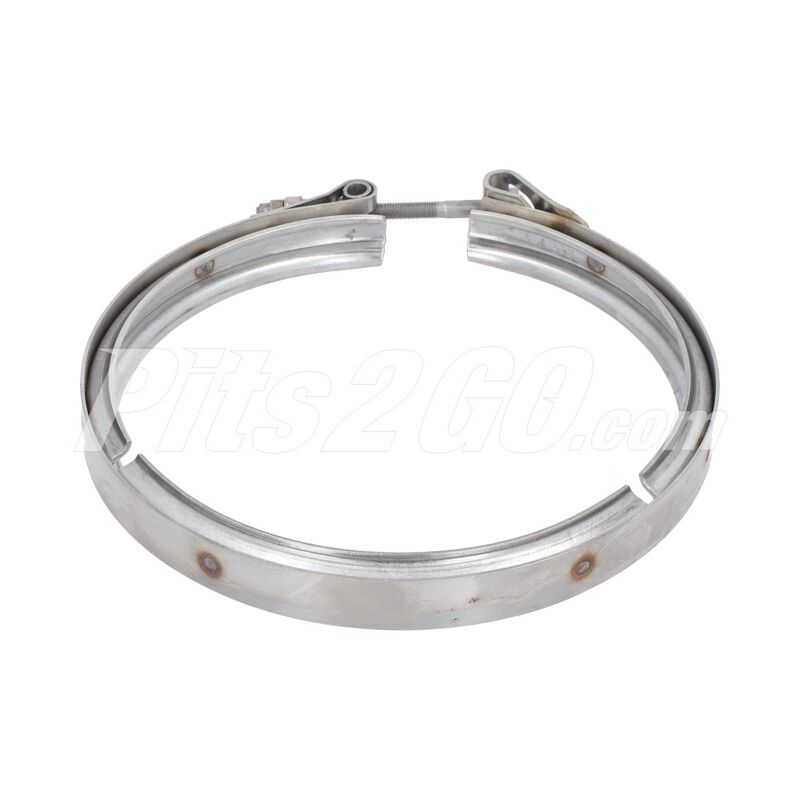 Abrazadera para turbo para Tractocami&oacute;n, Marca Detroit Di&eacute;sel, compatible con Serie 60 image number null