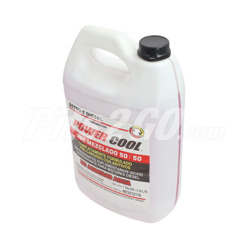 Refrigerante Power Cool, Detroit Diesel, gal&oacute;n 3.78 litros ,Marca del producto: Detroit Di&eacute;sel,"N&uacute;mero de parte: PWCM23512116 image number null