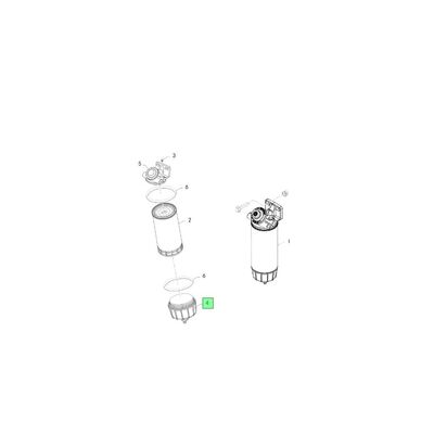 Filtro separador de agua, para cami&oacute;n, Marca del producto de producto Mitsubishi, compatible con FL360,MBFA4004770007