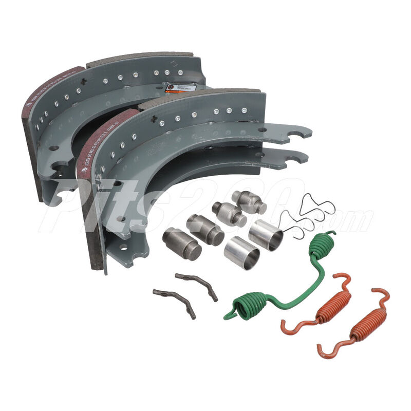 Kit balatas y herrajes delantero, para Tractocami&oacute;n, Marca del producto: Meritor, compatible con: Columbia,n&uacute;mero de parte: TDAKSR4034715QP image number null