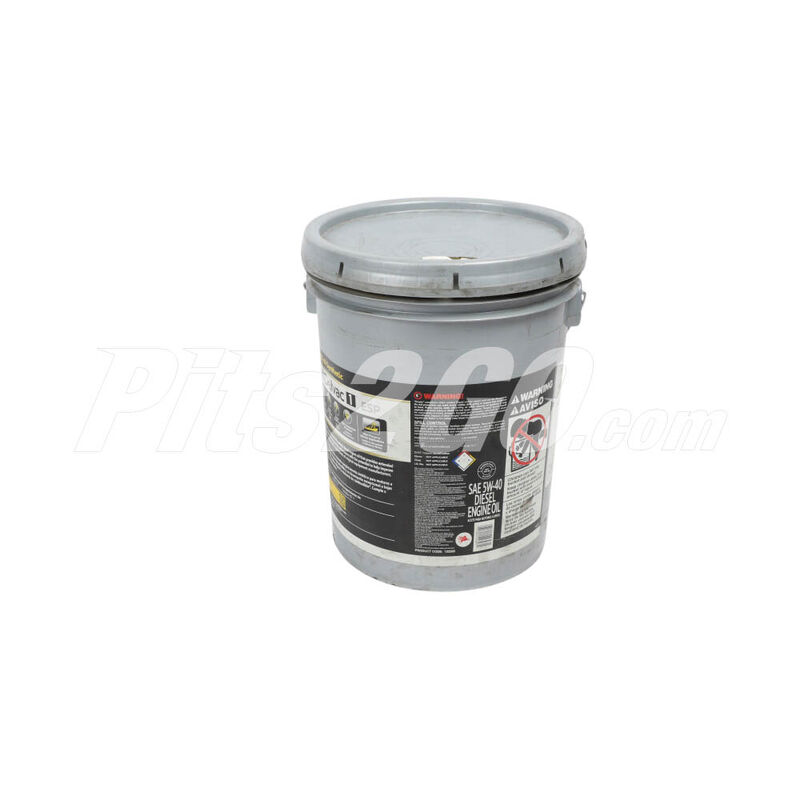 Aceite para motores diésel sintético SAE 5W40 API CK-4 Cubeta 19 litros,Marca del producto: Mobil Delvac,"Número de parte: MBL122265 image number null