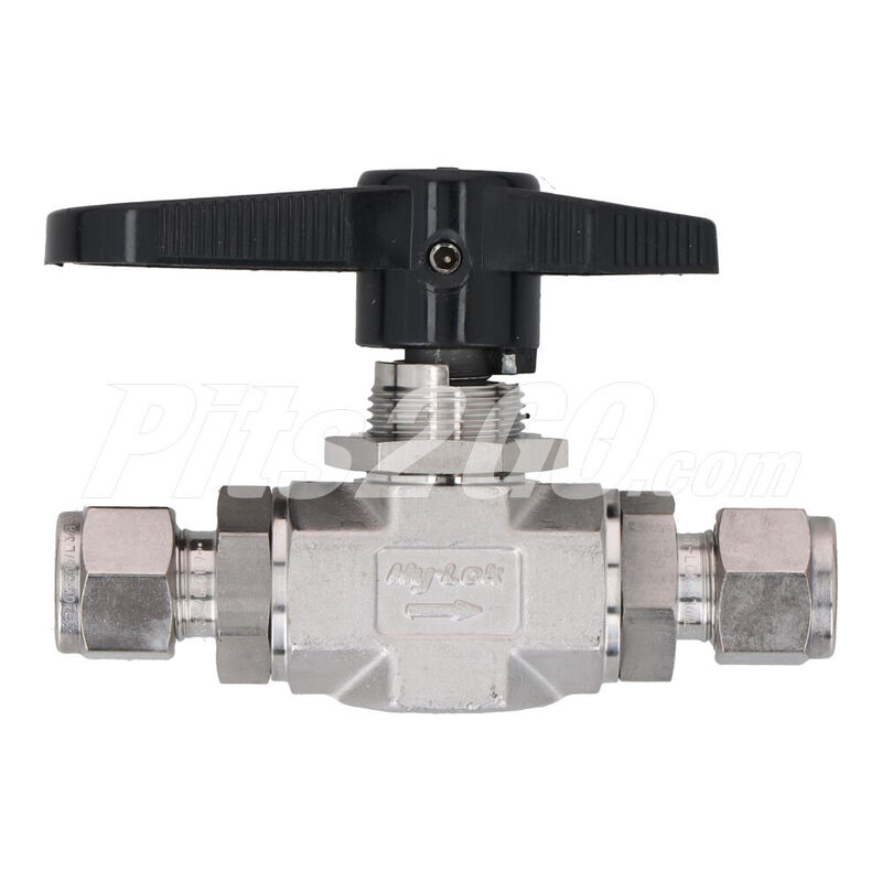 V&aacute;lvula de bola 90 3/8 6000 psi para Tractocami&oacute;n, Marca Gen&eacute;rico, compatible con Cascadia image number null