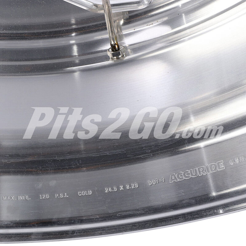 Rin de Aluminio Accuride 24.5 x 8.25", para Tractocami&oacute;n, Marca del producto: Accuride, compatible con: Gen&eacute;rico,N&uacute;mero de parte: ACC29707SP image number null