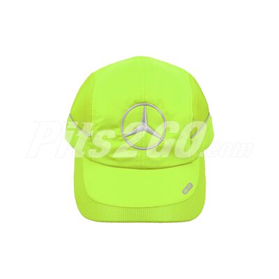 Gorra dry fit verde ne&oacute;n, Marca Mercedes-Benz