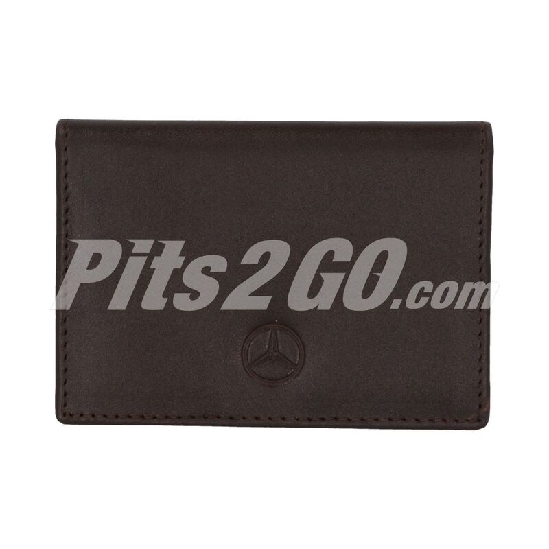 Tarjetero piel ternera forro chocolate, Marca Mercedes-Benz image number null