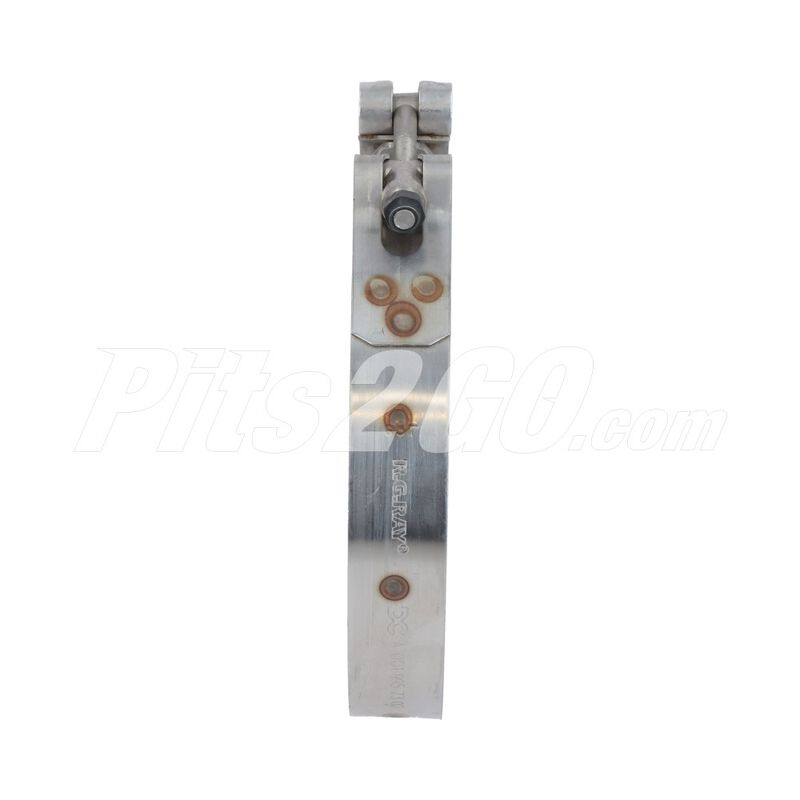 Abrazadera tubo para Tractocami&oacute;n, Marca Detroit Di&eacute;sel, compatible con Serie 60 image number null