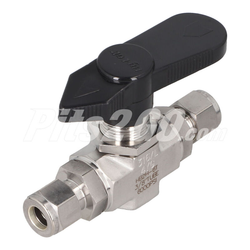 V&aacute;lvula de bola 90 3/8 6000 psi para Tractocami&oacute;n, Marca Gen&eacute;rico, compatible con Cascadia image number null