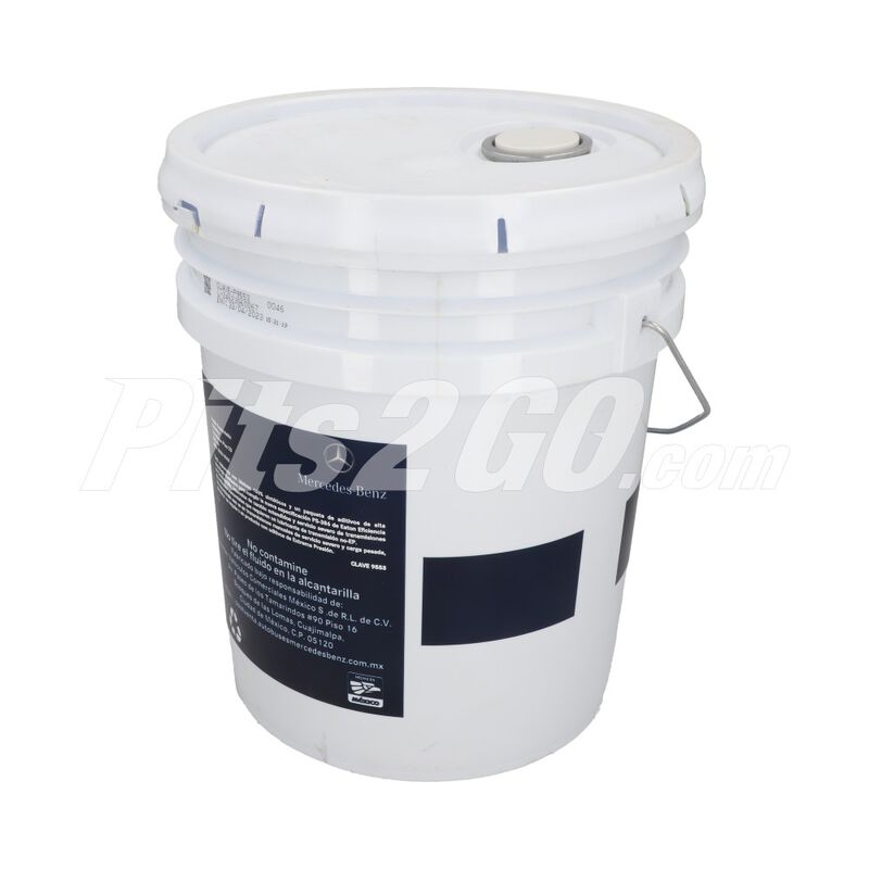 Aceite para transmisi&oacute;n sint&eacute;tico SAE 40 Cubeta 19 litros, para Cami&oacute;n, Marca del producto: Mercedes-Benz, compatible con: FL360,N&uacute;mero de parte: MBA28339553 image number null