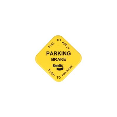 Perilla amarilla válvula estacionamiento para Tractocamión, Marca Bendix, compatible con FH