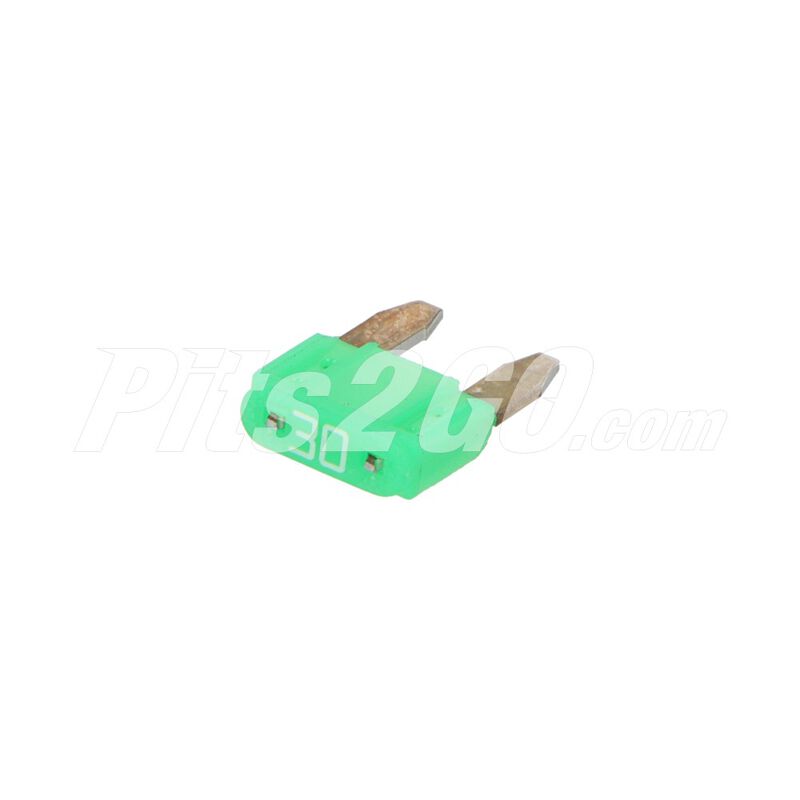 Fusible mini 30 amperes  verde para Tractocami&oacute;n, Marca Volvo, compatible con FH,FM image number null