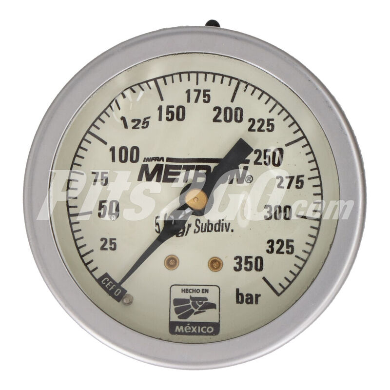 Manómetro 2 y media acero inoxidable para Tractocamión, Marca Genérico, compatible con Cascadia image number null