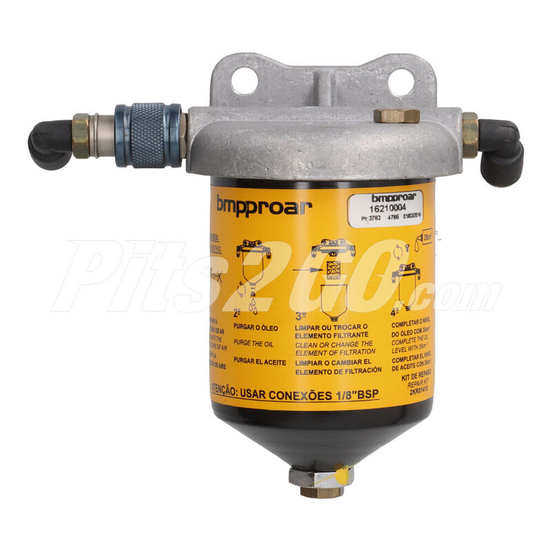 Filtro lubricador  para Buses, Marca del producto: Polomex, compatible con Marco polo, N&uacute;mero de parte POO16210004 image number null