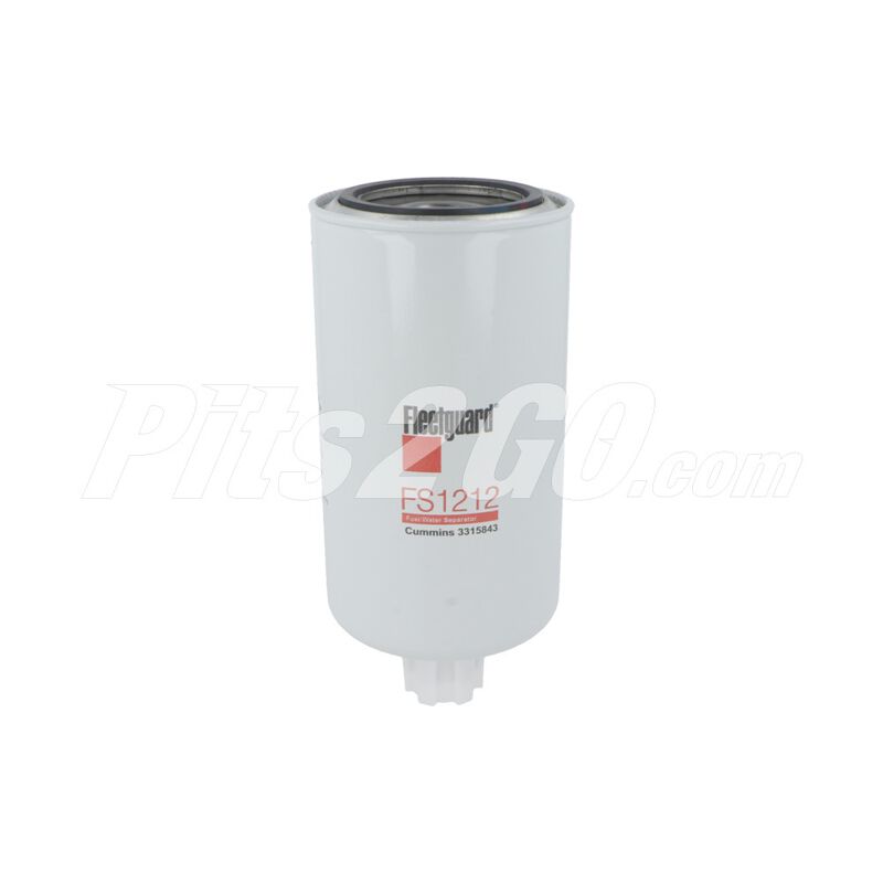 Filtro para combustible separador de agua, para Tractocami&oacute;n, Marca del producto: Fleetguard, compatible con: Cascadia,N&uacute;mero de parte: FGFS1212 image number null