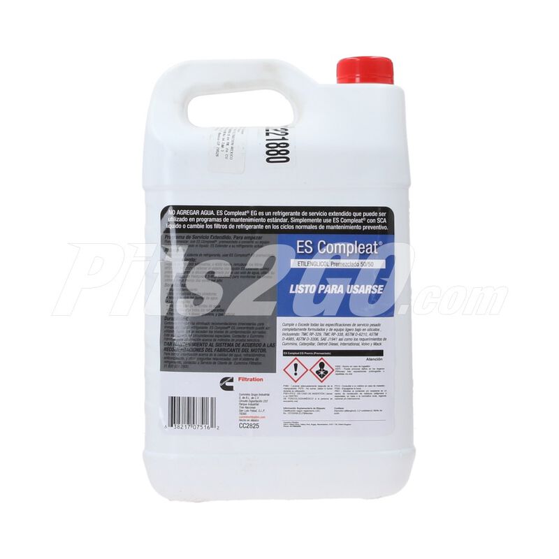 Anticongelante galón 3.785 litros,Marca del producto: Fleetguard,"Número de parte: FGCC2825 image number null