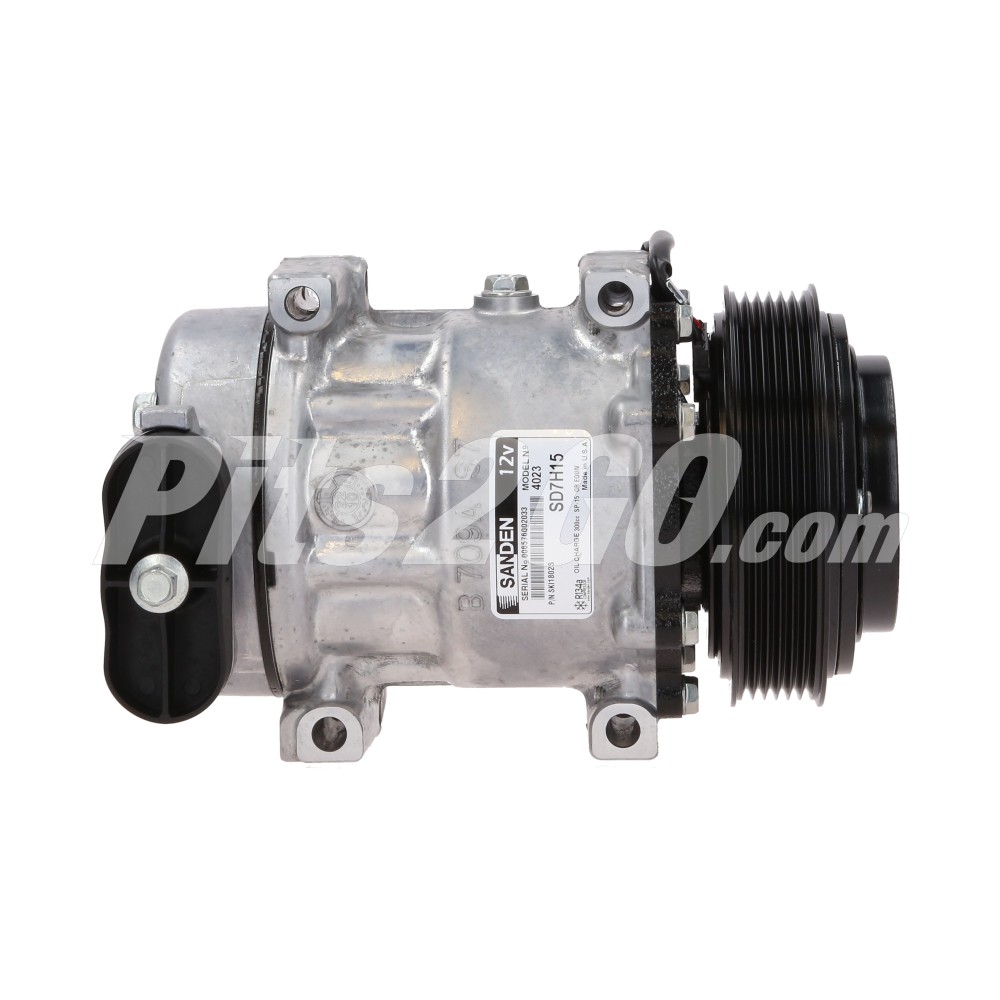 Compresor de clima para Tractocamión, Marca Freightliner, compatible con Genérico image number 3